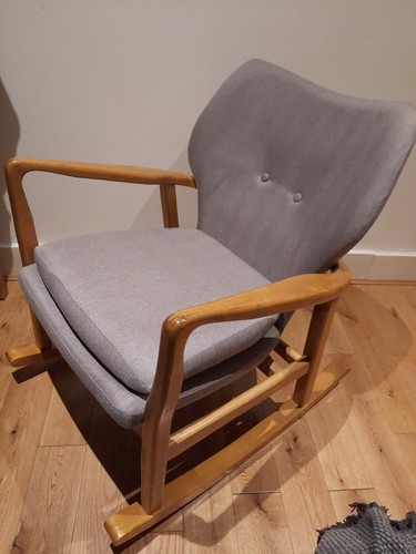 Grey rocking chair - -, nursery
