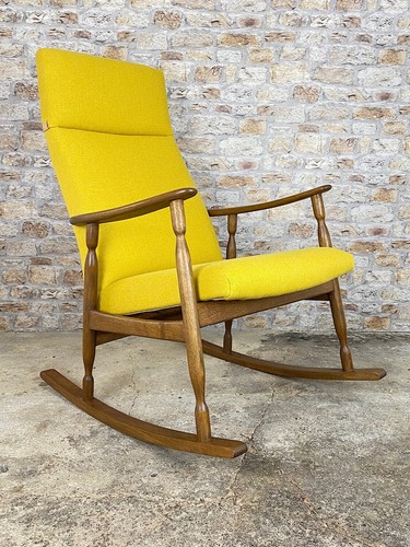 Mid century danish oak - mid, rocking